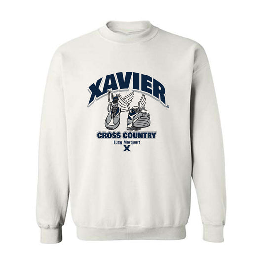Xavier - NCAA Women's Cross Country : Lucy Marquart - Fashion Shersey Crewneck Sweatshirt-0