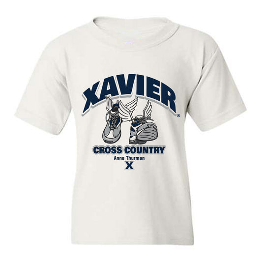 Xavier - NCAA Women's Cross Country : Anna Thurman - Fashion Shersey Youth T-Shirt-0