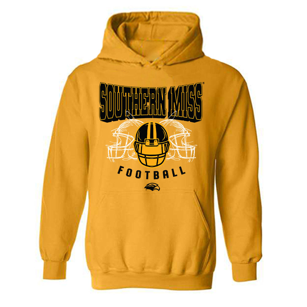 Southern Miss - NCAA Football : Trey Horne - Sports Shersey Hooded Sweatshirt-0