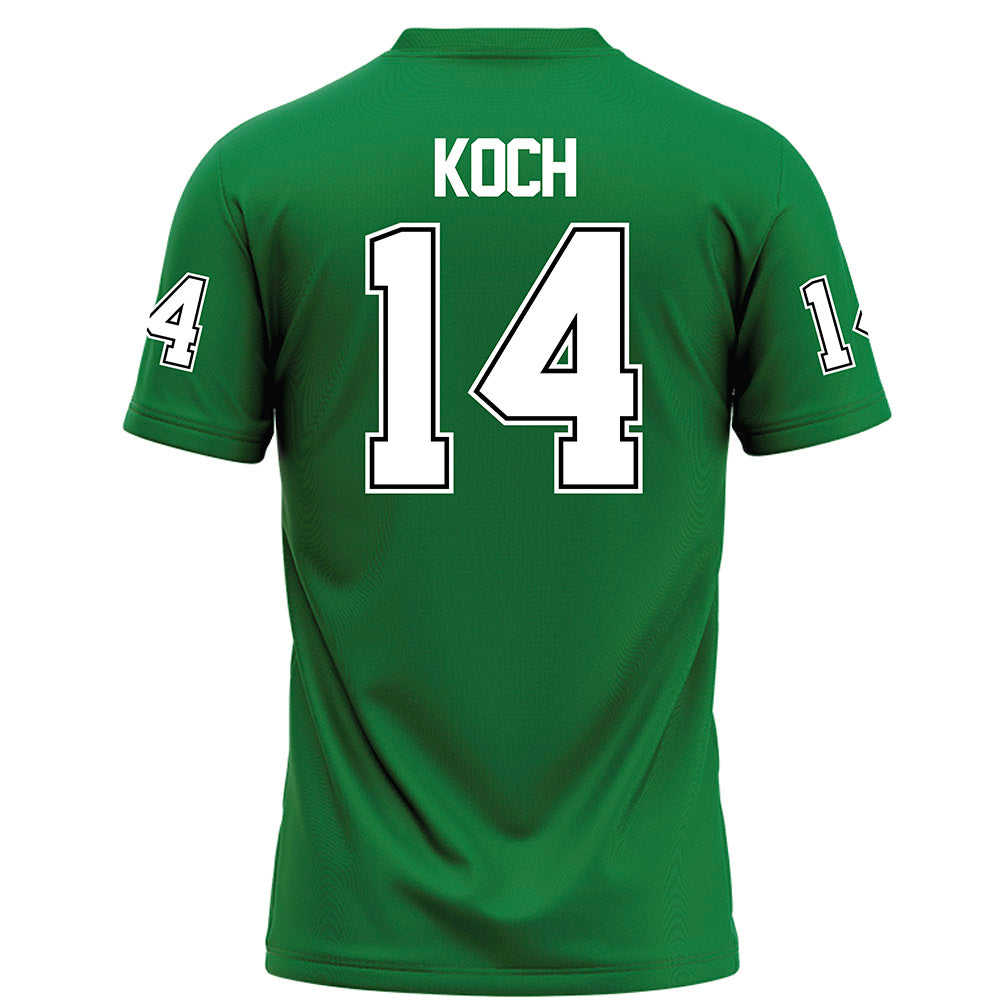 North Texas - NCAA Football : Kyle Koch - Green Football Jersey-1