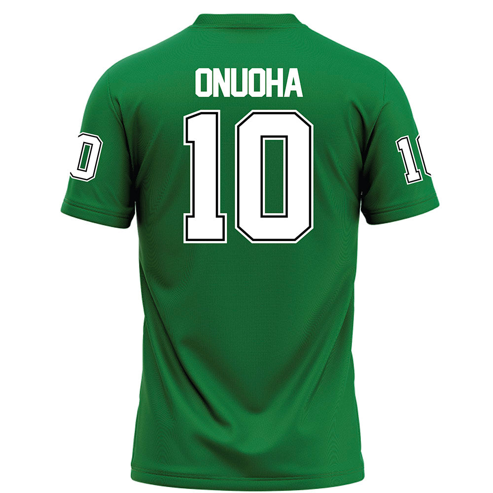 North Texas - NCAA Football : David Onuoha - Green Football Jersey-1