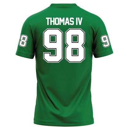 North Texas - NCAA Football : Curlee Thomas IV - Green Football Jersey-1