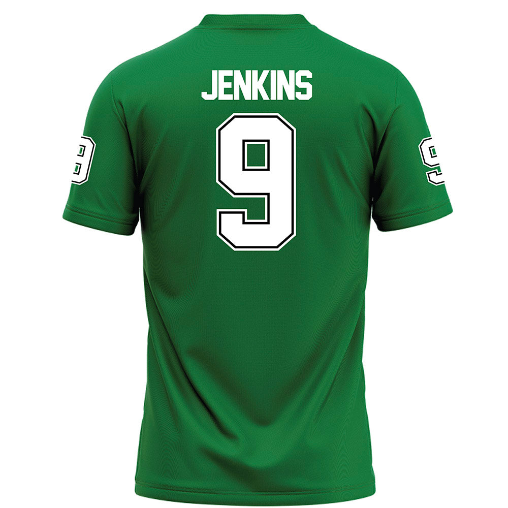 North Texas - NCAA Football : Cameren Jenkins - Green Football Jersey-1