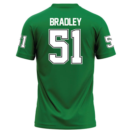 North Texas - NCAA Football : Keelene Bradley - Green Football Jersey-1
