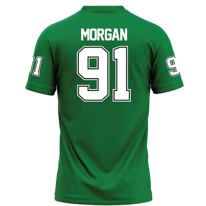 North Texas - NCAA Football : Demetrie Morgan - Green Football Jersey-1