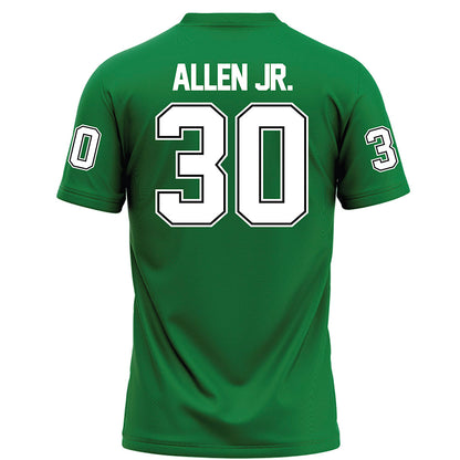 North Texas - NCAA Football : BJ Allen Jr. - Green Football Jersey-1