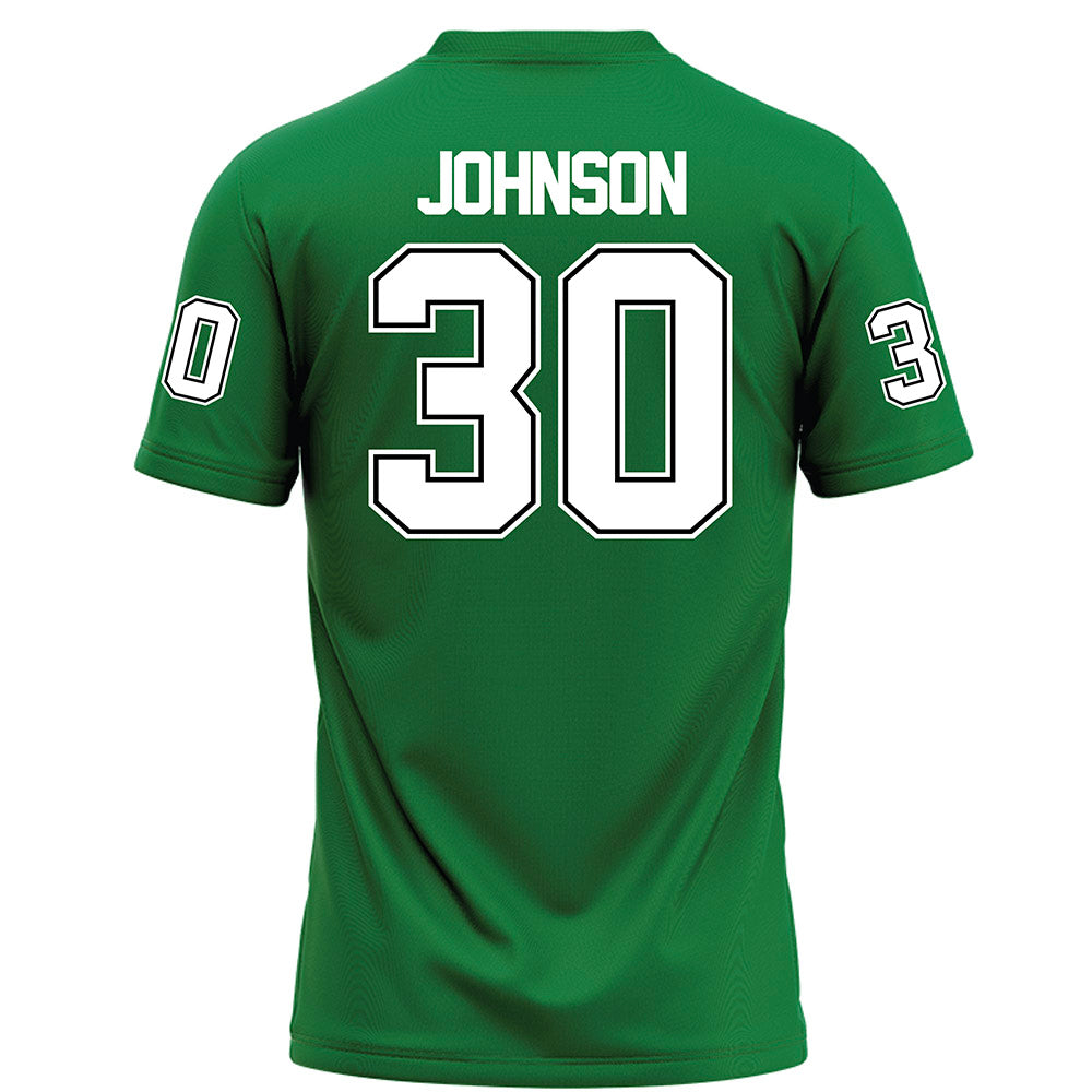 North Texas - NCAA Football : Chantz Johnson - Green Football Jersey-1