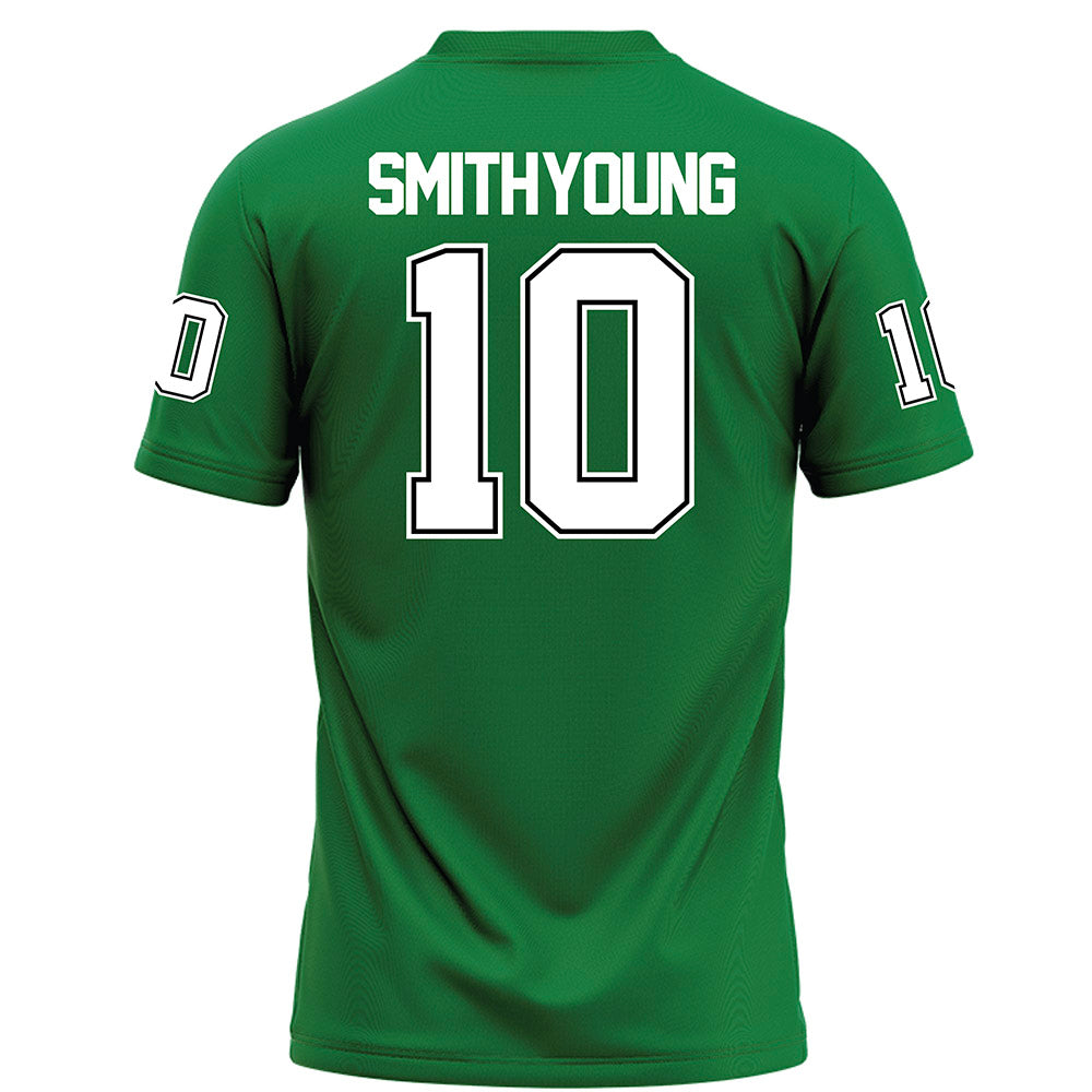 North Texas - NCAA Football : Patrick Smith-Young - Green Football Jersey-1