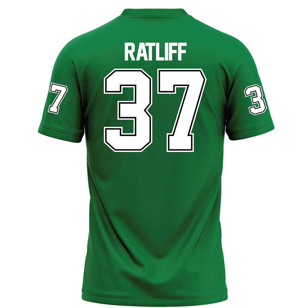 North Texas - NCAA Football : Ian Ratliff - Green Football Jersey-1