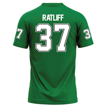 North Texas - NCAA Football : Ian Ratliff - Green Football Jersey-1