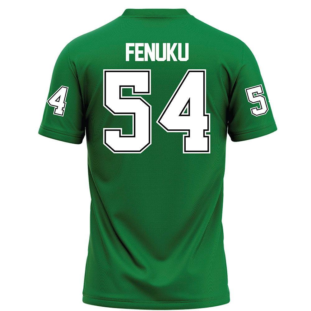 North Texas - NCAA Football : Henry Fenuku - Green Football Jersey-1