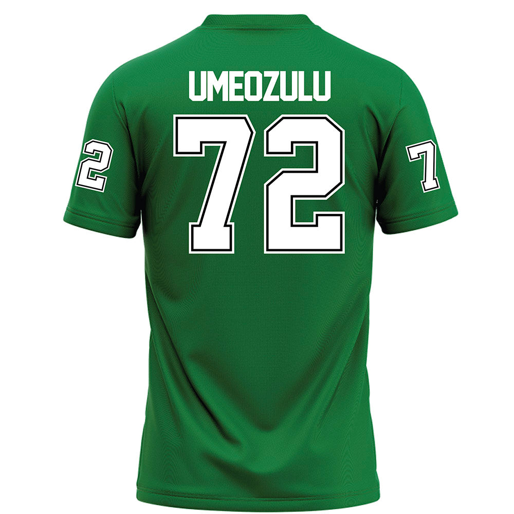 North Texas - NCAA Football : Neto Umeozulu - Green Football Jersey-1