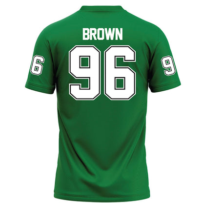 North Texas - NCAA Football : Aj Brown - Green Football Jersey-1
