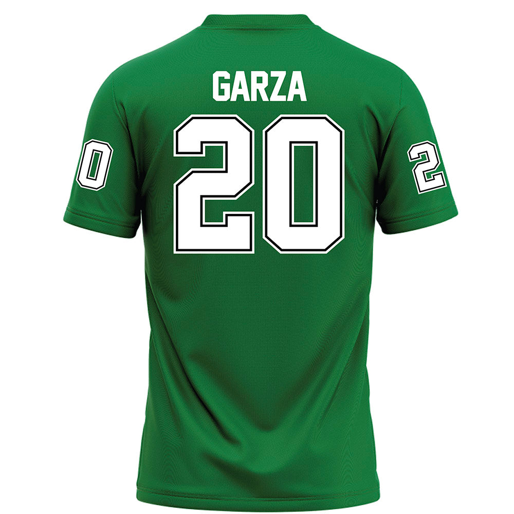 North Texas - NCAA Football : Bryce Garza - Green Football Jersey-1