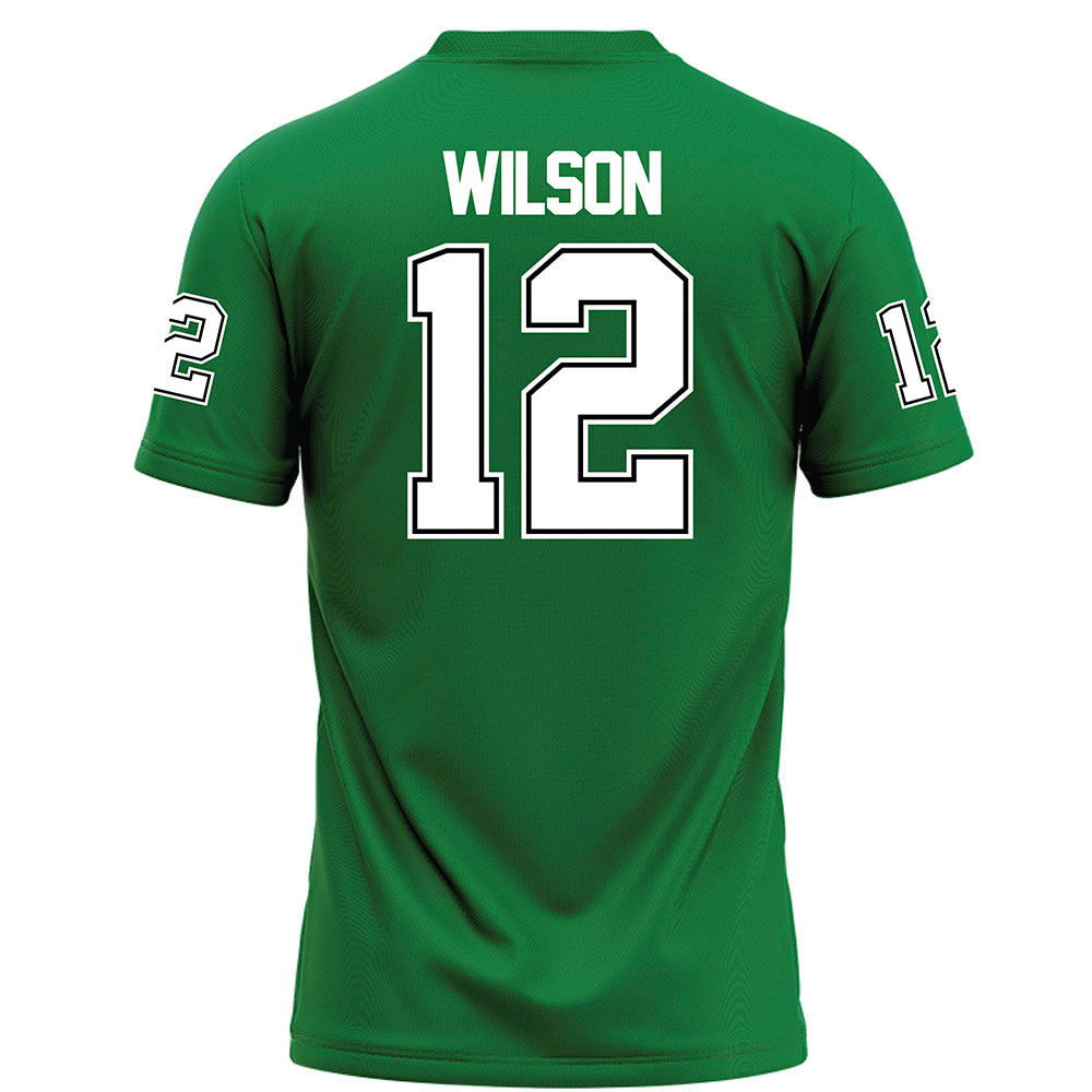 North Texas - NCAA Football : Tyson Wilson - Green Football Jersey-1