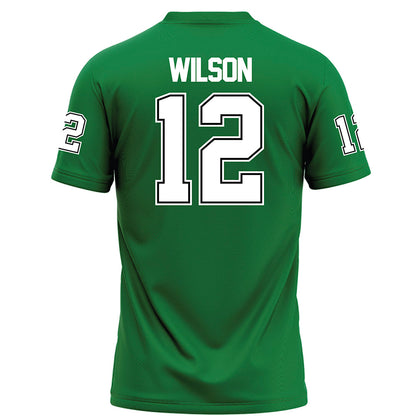 North Texas - NCAA Football : Tyson Wilson - Green Football Jersey-1