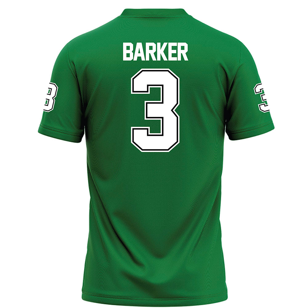North Texas - NCAA Football : Zakye Barker - Green Football Jersey-1