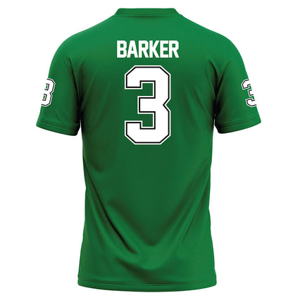 North Texas - NCAA Football : Zakye Barker - Green Football Jersey-1