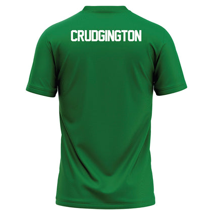 North Texas - NCAA Football : Luke Crudgington - Green Football Jersey-1