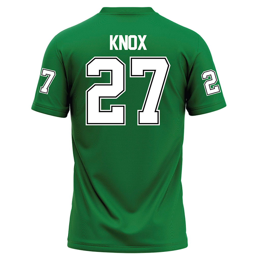North Texas - NCAA Football : Julian Knox - Green Football Jersey-1