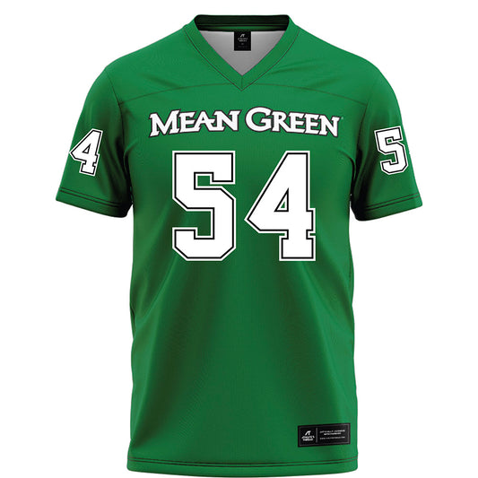 North Texas - NCAA Football : Henry Fenuku - Green Football Jersey-0