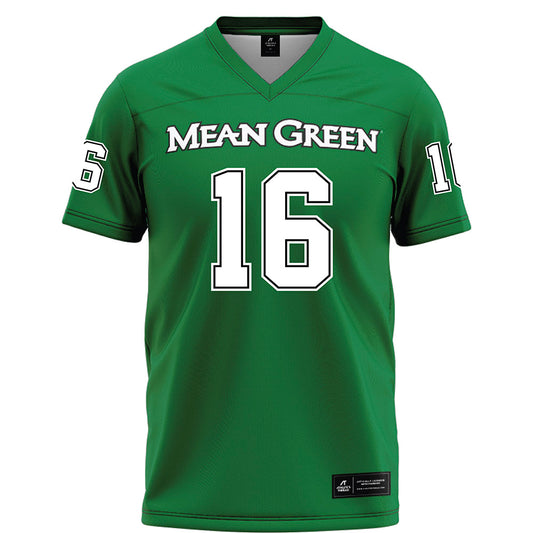 North Texas - NCAA Football : James Tyre - Green Football Jersey-0