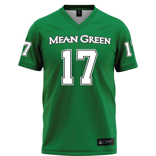 North Texas - NCAA Football : Taylor Starling - Green Football Jersey