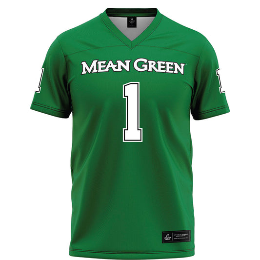 North Texas - NCAA Football : Jahiem White - Green Football Jersey-0