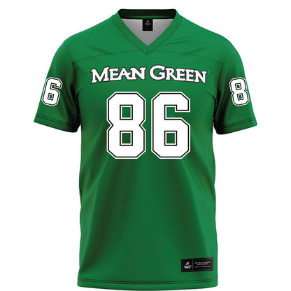 North Texas - NCAA Football : Zach Yang - Green Football Jersey-0
