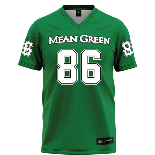 North Texas - NCAA Football : Zach Yang - Green Football Jersey-0