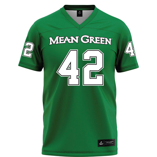 North Texas - NCAA Football : Brayden Knox - Green Football Jersey-0