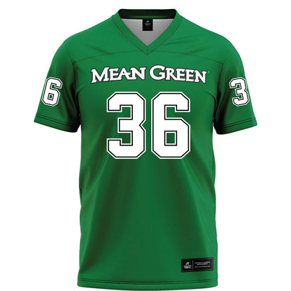 North Texas - NCAA Football : Jaden Manning - Green Football Jersey-0