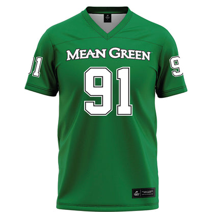 North Texas - NCAA Football : Davion Rhodes - Green Football Jersey-0