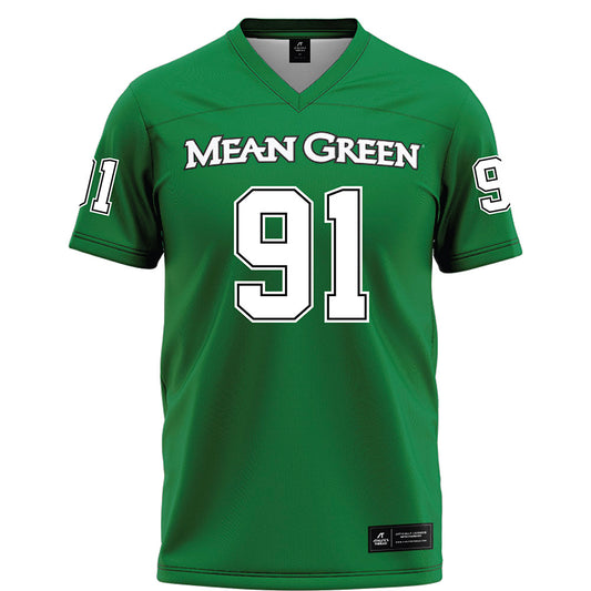 North Texas - NCAA Football : Davion Rhodes - Green Football Jersey-0