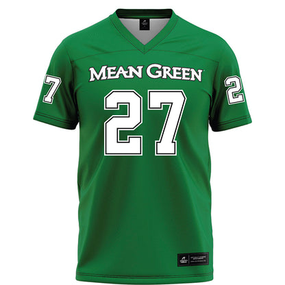 North Texas - NCAA Football : Julian Knox - Green Football Jersey-0