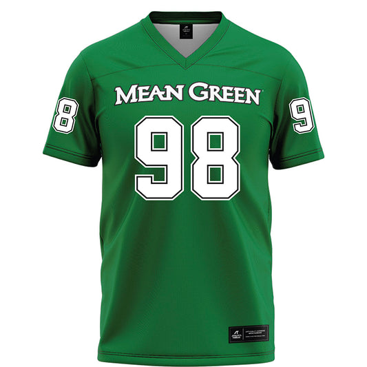 North Texas - NCAA Football : Curlee Thomas - Green Football Jersey-0