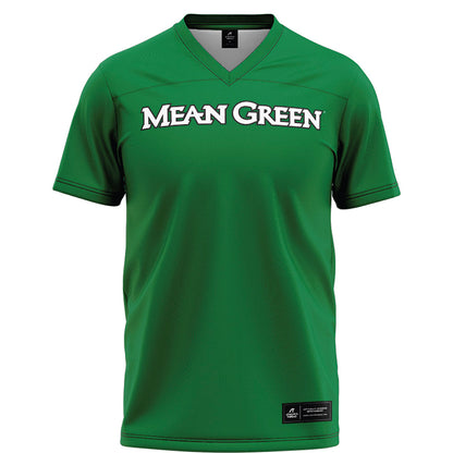 North Texas - NCAA Football : Luke Crudgington - Green Football Jersey-0
