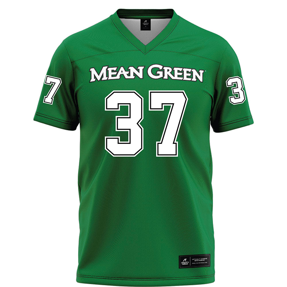 North Texas - NCAA Football : Ian Ratliff - Green Football Jersey-0