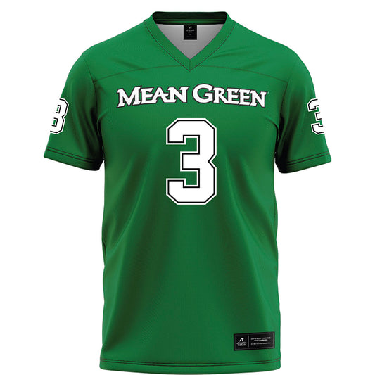 North Texas - NCAA Football : TJ Chukwurah - Green Football Jersey-0