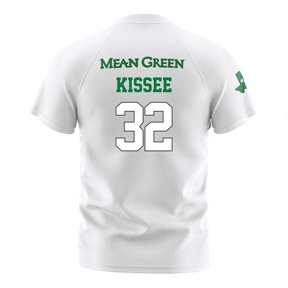 North Texas - NCAA Women's Soccer : Kylie Kissee - White Stripe Soccer Jersey-1