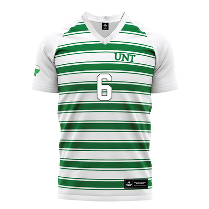 North Texas - NCAA Women's Soccer : Lillian Vandiver - White Stripe Soccer Jersey-0