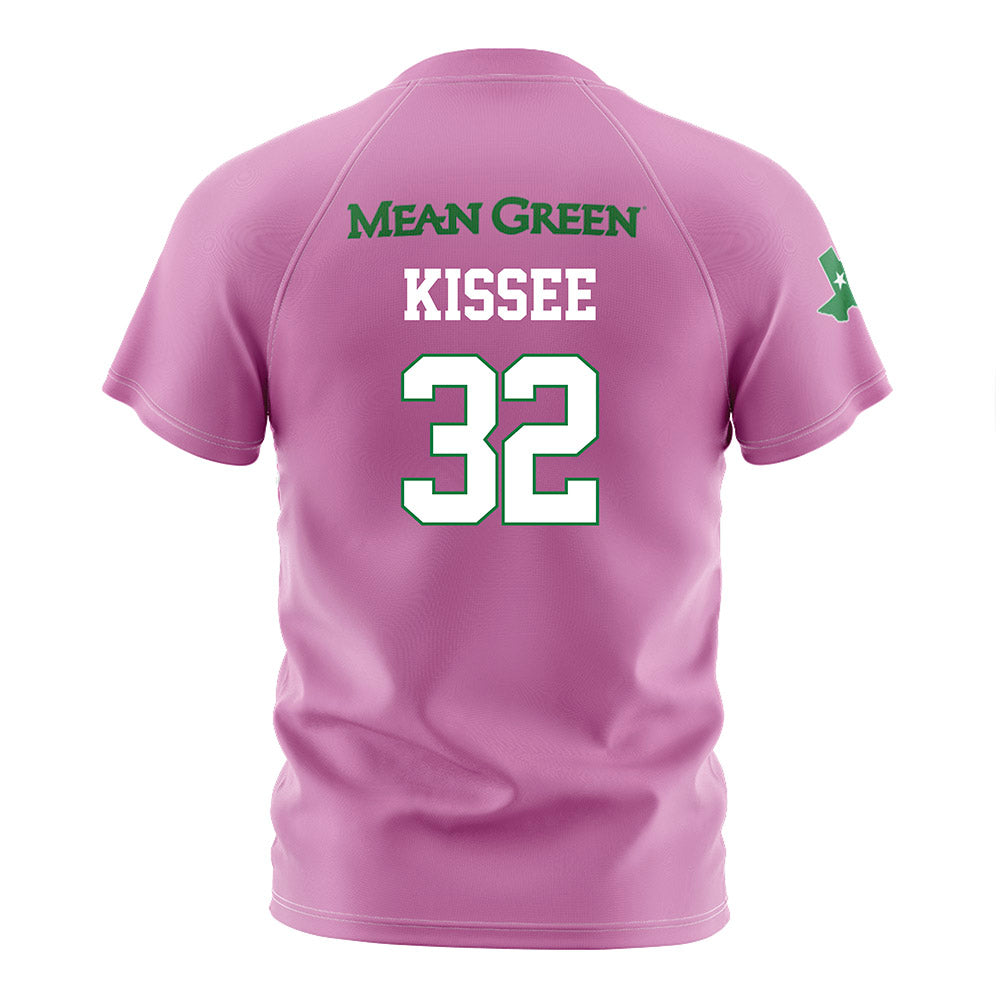 North Texas - NCAA Women's Soccer : Kylie Kissee - Pink Soccer Jersey-1