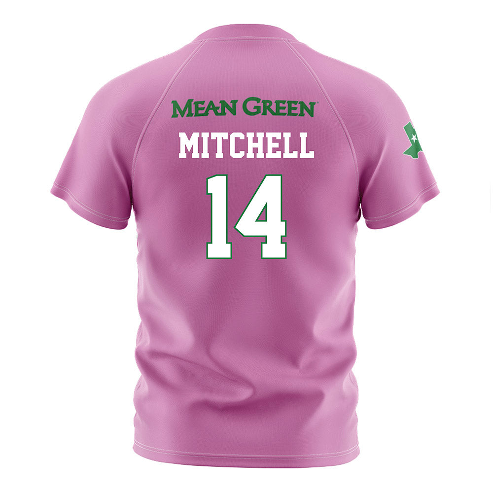 North Texas - NCAA Women's Soccer : SaMya Mitchell - Pink Soccer Jersey-1