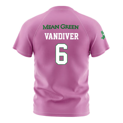 North Texas - NCAA Women's Soccer : Lillian Vandiver - Pink Soccer Jersey-1