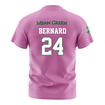 North Texas - NCAA Women's Soccer : Mia Bernard - Pink Soccer Jersey-1