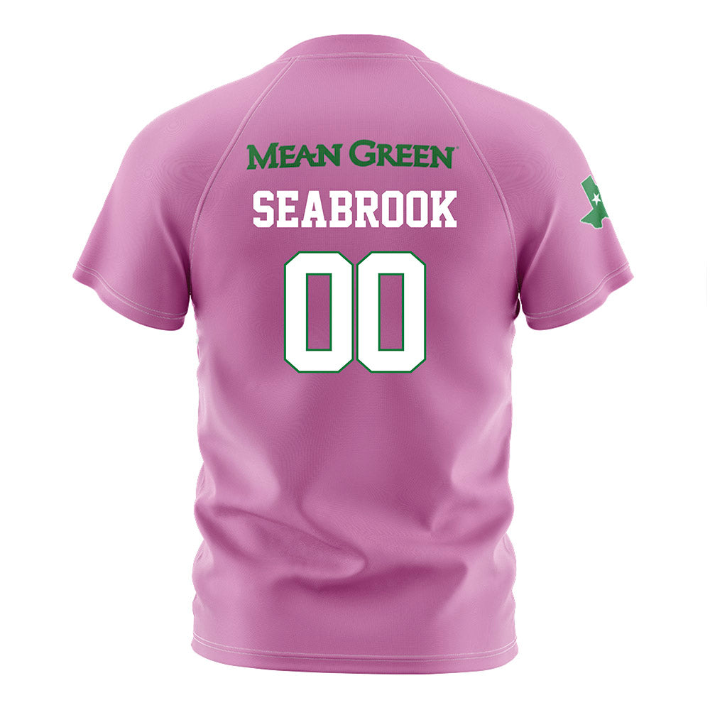 North Texas - NCAA Women's Soccer : Sarah Margaret Seabrook - Pink Soccer Jersey-1