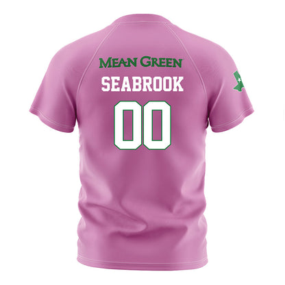 North Texas - NCAA Women's Soccer : Sarah Margaret Seabrook - Pink Soccer Jersey-1