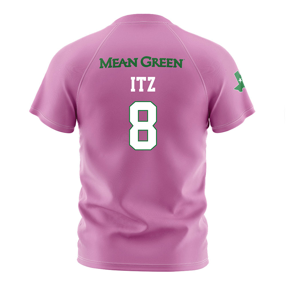 North Texas - NCAA Women's Soccer : Ava Itz - Pink Soccer Jersey-1