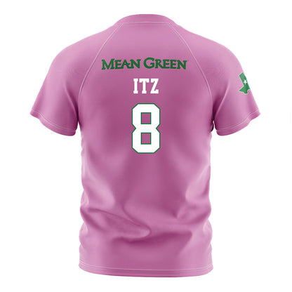 North Texas - NCAA Women's Soccer : Ava Itz - Pink Soccer Jersey-1