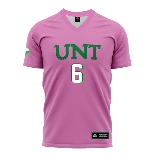 North Texas - NCAA Women's Soccer : Lillian Vandiver - Pink Soccer Jersey-0